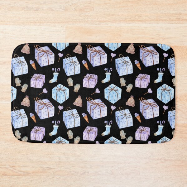 Item preview, Xmas gifts (on black) designed and sold by Flowersforbear.