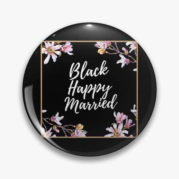 Item preview, Black Happy and Married designed and sold by Lolas-Creations.