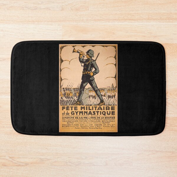 Item preview, retro fete militaire et de gymnastique parc de la grange geneve juillet vintage reclame designed and sold by CorasPosters.