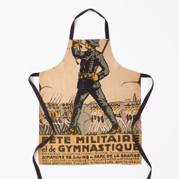Item preview, retro fete militaire et de gymnastique parc de la grange geneve juillet vintage reclame designed and sold by CorasPosters.