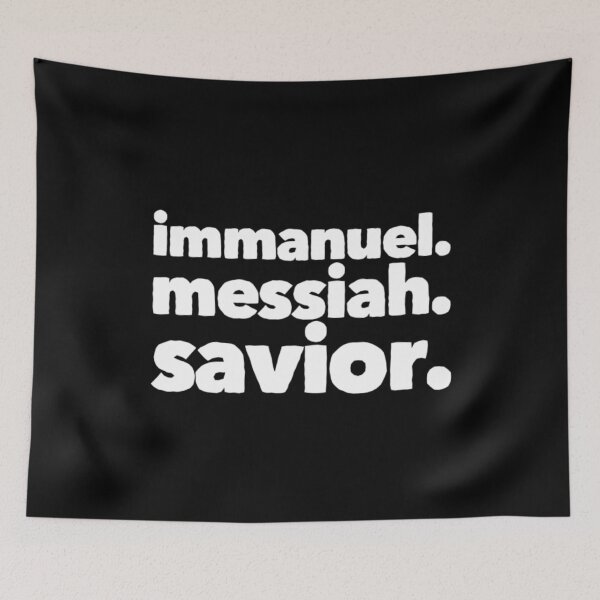 Item preview, Jesus Christ is our Immanuel. Messiah. Savior. designed and sold by bugtalk.