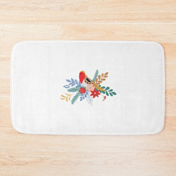 Item preview, Folk style christmas bird designed and sold by Marinadraws.