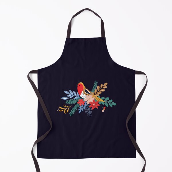 Item preview, Folk style christmas bird designed and sold by Marinadraws.