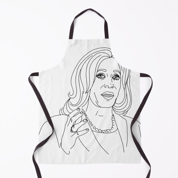Item preview, Kamala Devi Harris line portrait. Madam Vice President Kamala. Kamala Harris Debate I’m Speaking. political art designed and sold by OneLinePrint.