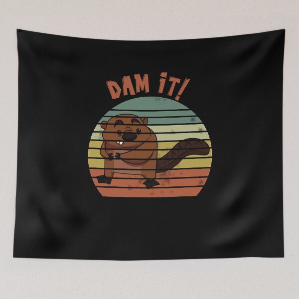 Item preview, Funny Beaver Dam It Rodent Beaver Dam Funny Animal Gift designed and sold by Akmloza.