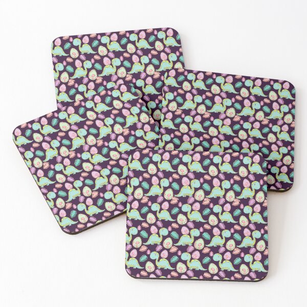Item preview, Cute Teal Dinosaur Pattern designed and sold by cgroenewald.