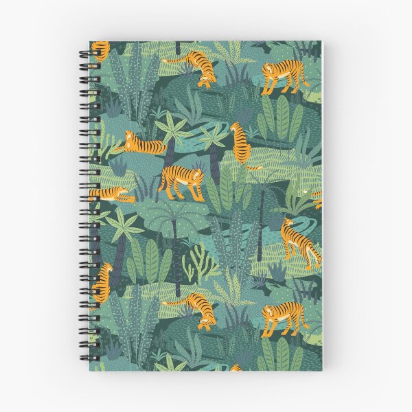 Aperçu de l'œuvre Motif de tigre de la jungle créée et vendue par SeizeTheCat.