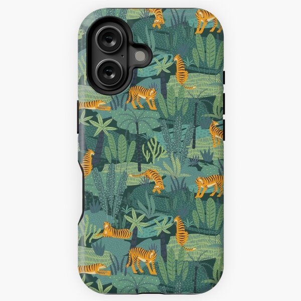 Vista previa del artículo con la obra «Patrón de tigre de la selva», diseñado y vendido por SeizeTheCat.