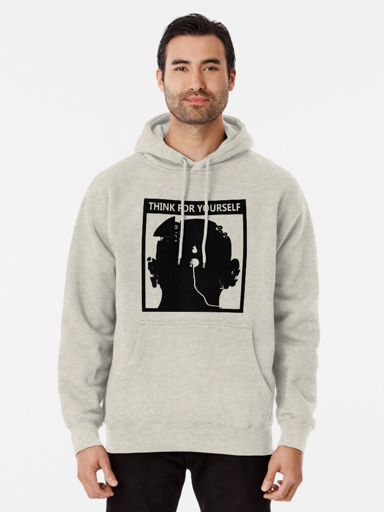 obey logo hoodie