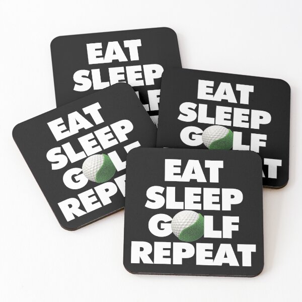 Item preview, Eat Sleep Golf Repeat designed and sold by elhefe.