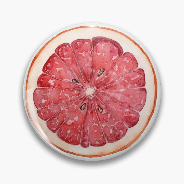 Item preview, Grapefruit watercolor designed and sold by Luli Reis.