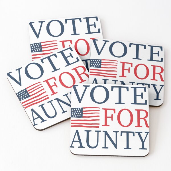 Item preview, Vote for aunty Kamala Harris designed and sold by ShoppyYourThing.