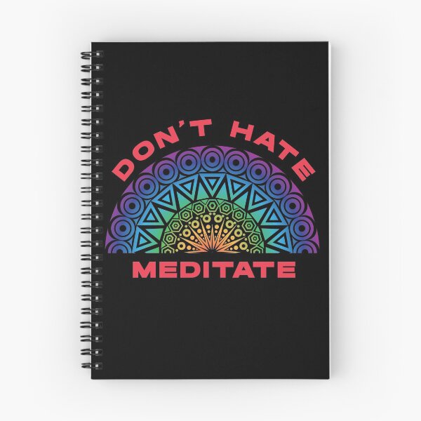 Item preview, Don't Hate Meditate Mandala designed and sold by Coder-T.