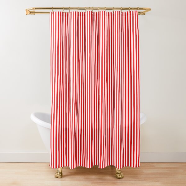 Item preview, Red and White Candy Stripes | Thin Vertical Stripes | designed and sold by SimplyStripes.