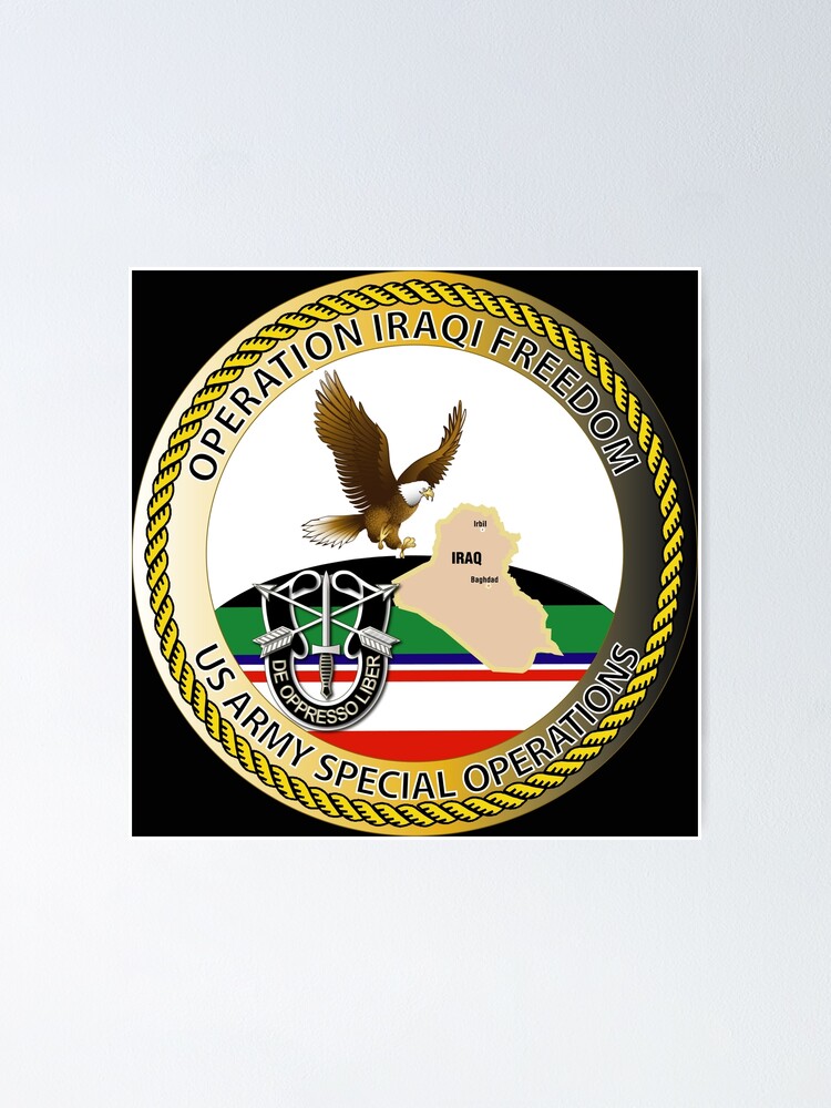 OPERATION IRAQI FREEDOM FLAG EMBROIDERED OIF PATCH - Foto 4