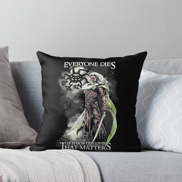 Item preview, Everyone Dies It Is How One Lives that Matters Drizzt Do'Urden Drow Fighter designed and sold by simopt.