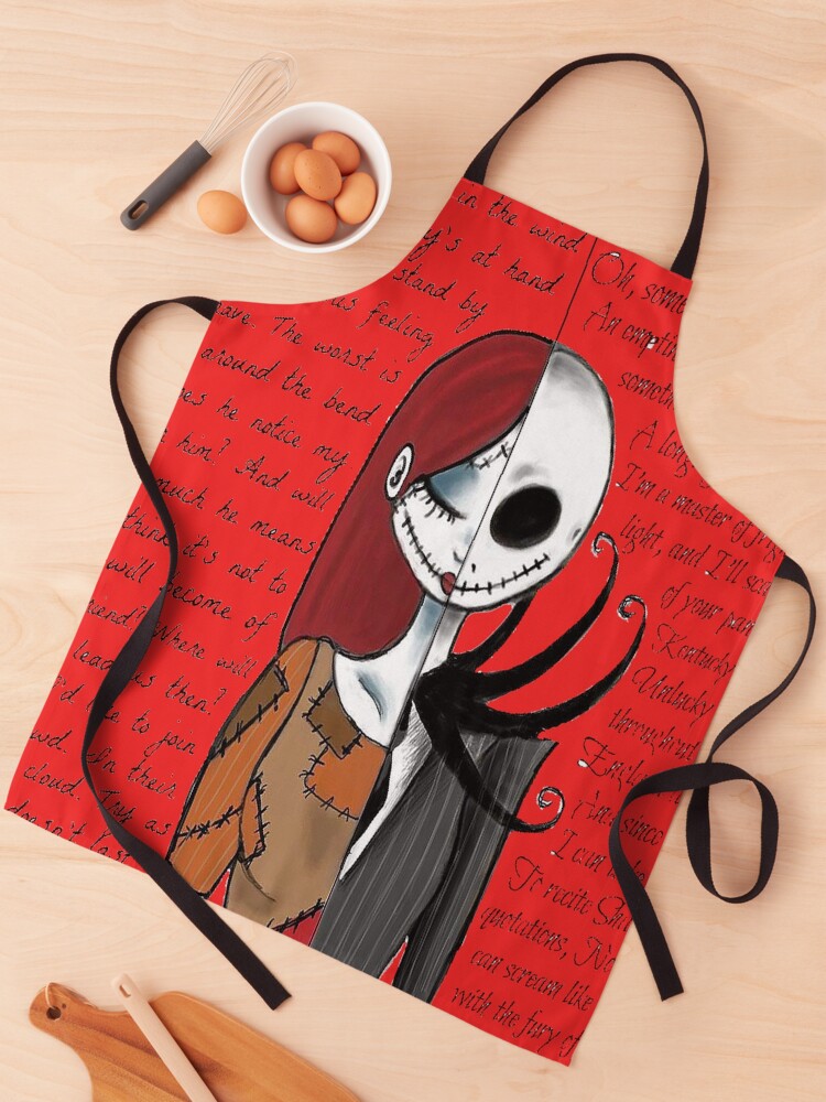 Thumbnail 1 of 6, Apron, Nightmare Before Christmas Edition designed and sold by Mominsminions.