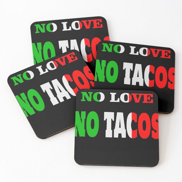 Item preview, Taco Fun stuff no love no tacos gift idea xmas designed and sold by GOOD-TIME.