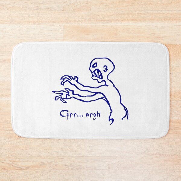 Item preview, Grey Grrr Argh Monster, Grr Arghh, Buffy the Vampire Slayer, Mutant Enemy, 90s, BTVS, Zombie, Joss Whedon, Angel, Buffering, Pop Culture, Zombie designed and sold by S Hazelwood .