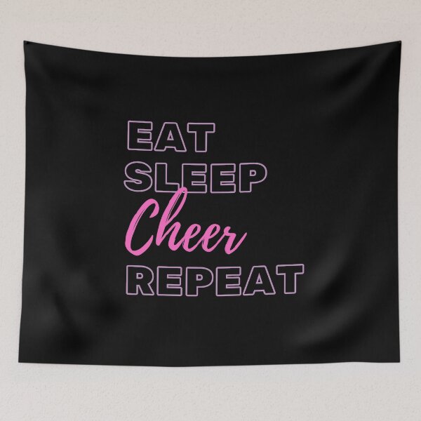 Item preview, Eat Sleep Cheer Repeat - Funny Gifts For Cheerleaders designed and sold by GasparArts.