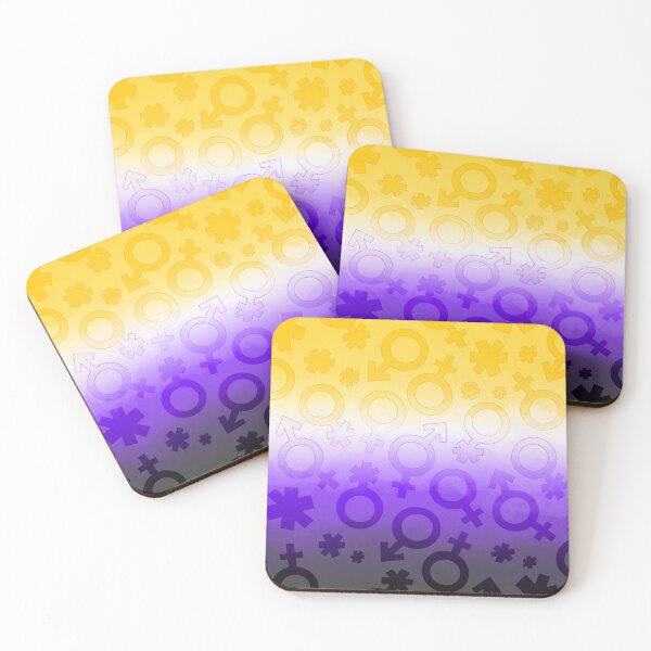 Item preview, Non binary pattern flag (tone on tone) designed and sold by Chiara Filincieri.