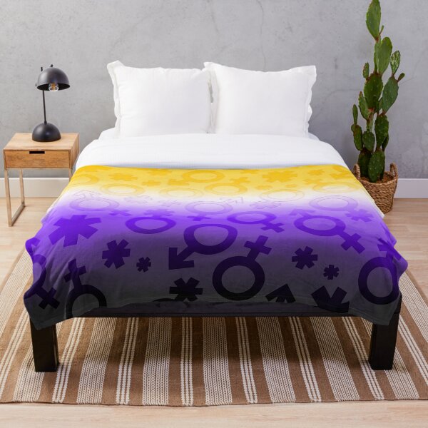 Item preview, Non binary pattern flag (tone on tone) designed and sold by Chiara Filincieri.