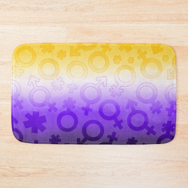 Item preview, Non binary pattern flag (tone on tone) designed and sold by Chiara Filincieri.