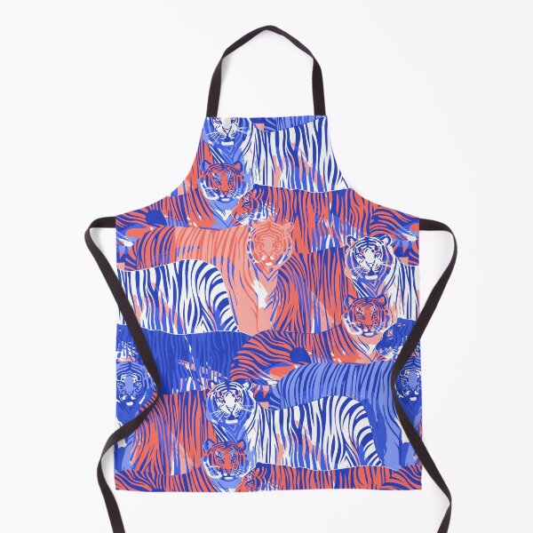 Item preview, Orange & Blue Tiger Pattern 2 designed and sold by SeizeTheCat.