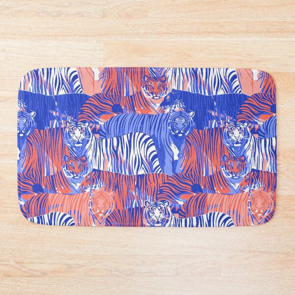 Item preview, Orange & Blue Tiger Pattern 2 designed and sold by SeizeTheCat.