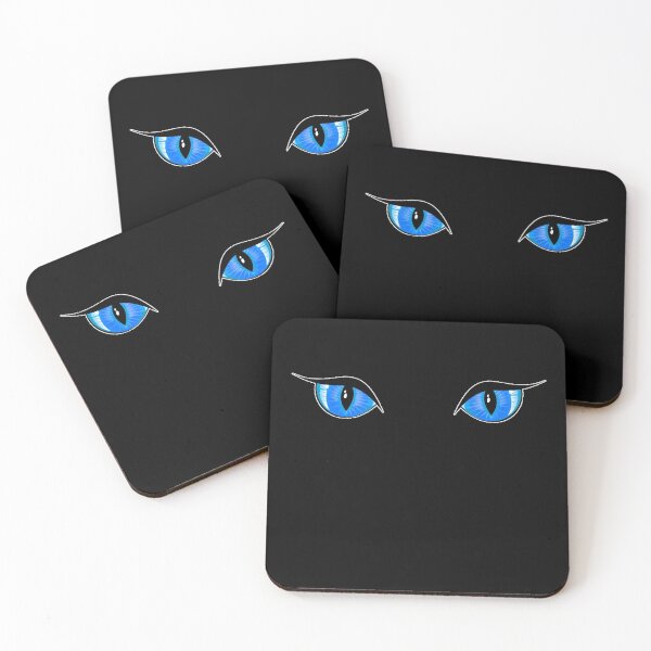 Item preview, Cat Eyes (Blue) designed and sold by Swirlstache.