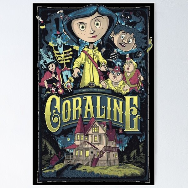 Halloween Coraline Movie Poster - Allsoymade