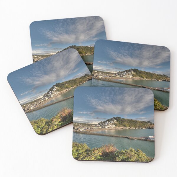Item preview, Clouds gather over Looe and The Banjo Pier designed and sold by rosiephotos.