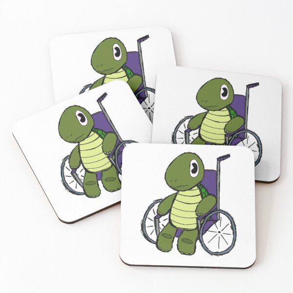 Item preview, Turtle in a wheelchair  designed and sold by CreativeOddball.