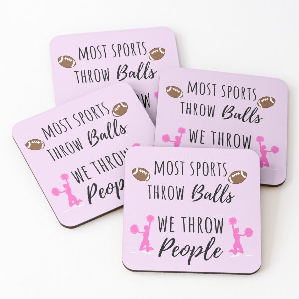 Item preview, We Throw People - Gifts For Cheerleaders designed and sold by GasparArts.