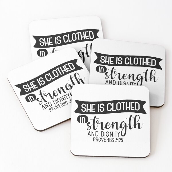 Item preview, is Clothed in Strength and Dignity designed and sold by Paul's Designs.