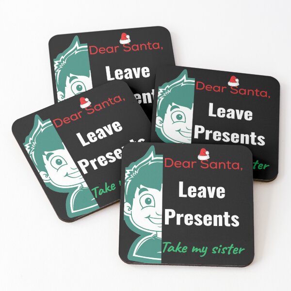 Item preview, Dear Santa, leave my presents and take my sister- funny Merry Christmas designed and sold by Boss  Bubble.