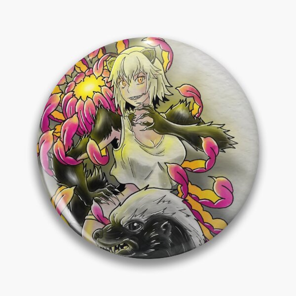 Item preview, Ratel and honey badger designed and sold by Jan Moat.