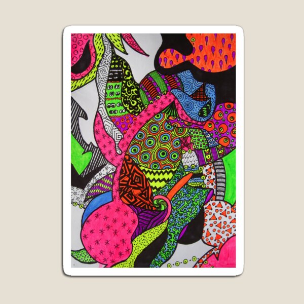 Item preview, Abstract Fluoro 1 Entire Work designed and sold by Heatherian.