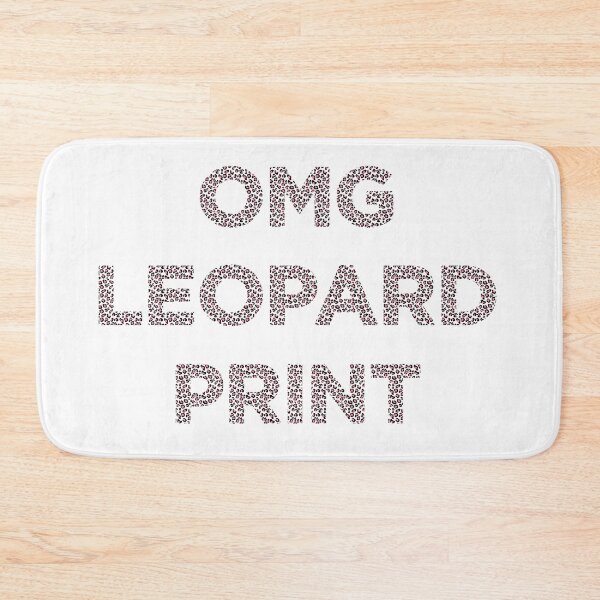 Item preview, OMG Leopard Print white/pink designed and sold by MemeSupplyStore.