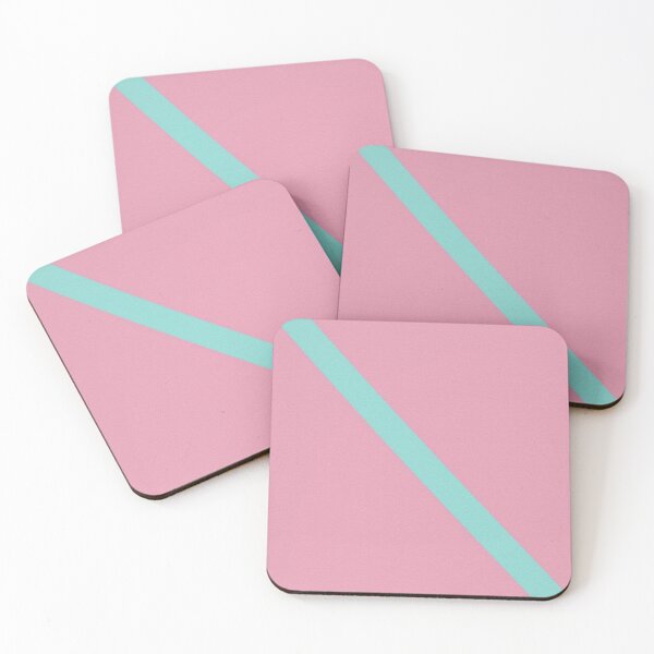 Item preview, Blue diagonal line on pink designed and sold by tetibright.