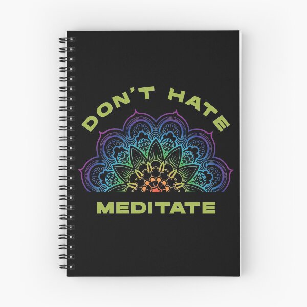 Item preview, Don't Hate Meditate Mandala2 designed and sold by Coder-T.