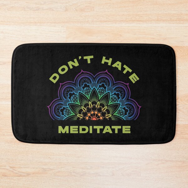 Item preview, Don't Hate Meditate Mandala2 designed and sold by Coder-T.