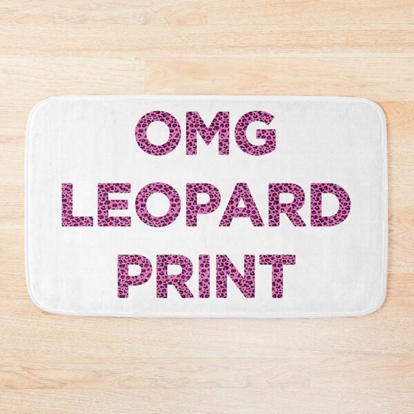 Item preview, OMG Leopard Print pink designed and sold by MemeSupplyStore.