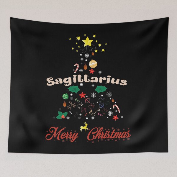 Item preview, Sagittarius Merry Christmas tree Sagittarius Santa Gift  designed and sold by AstroShop1.