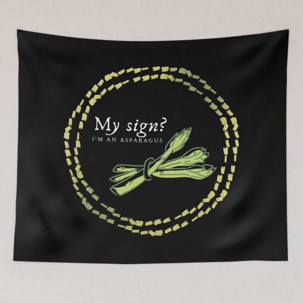 Item preview, Zodiac Star Sign Funny "Me? I'm an Asparagus'  designed and sold by LinniesTees.