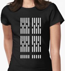 Death Star Corridor Lighting Women's Fitted T-Shirt
