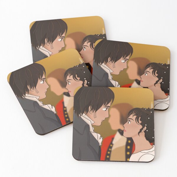 Item preview, Lizzie Bennet and Mr. Darcy - Pride and Prejudice designed and sold by leuqar-.