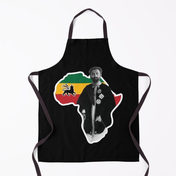Item preview, Haile Selassie I with African Map designed and sold by RastaMerch.