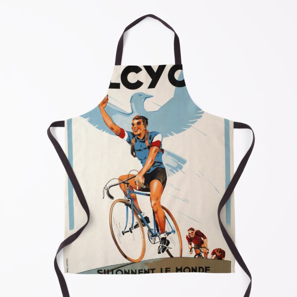 Aperçu de l'œuvre retro les cycles alcyon sillonnent le monde vintage reclame créée et vendue par CorasPosters.