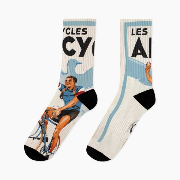 Aperçu de l'œuvre retro les cycles alcyon sillonnent le monde vintage reclame créée et vendue par CorasPosters.